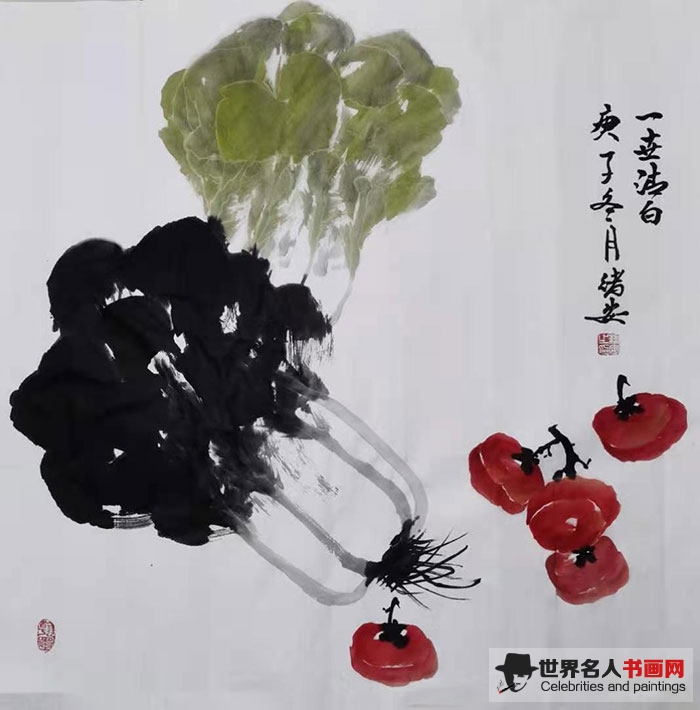 长安画家,画家田绪安,国画