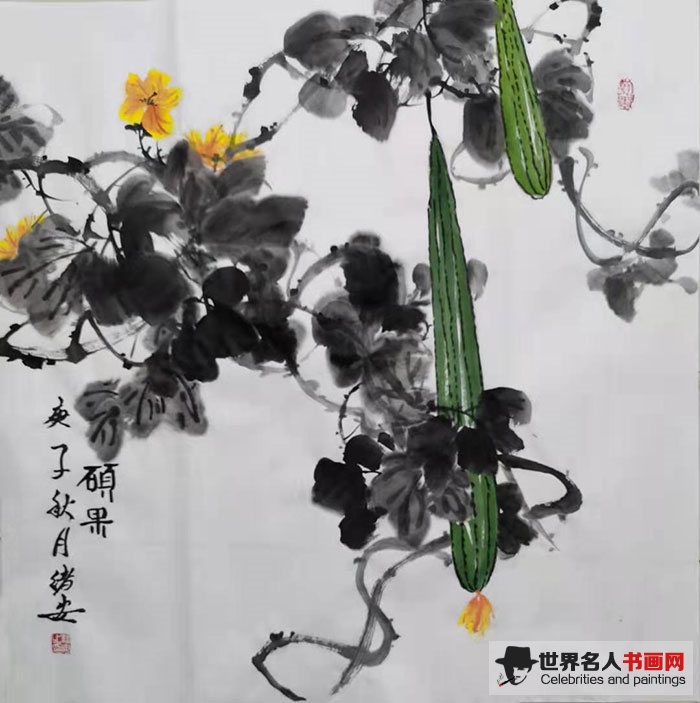 长安画家,画家田绪安,国画